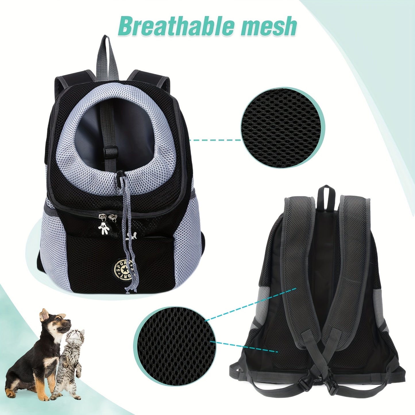 Dog Carrier Breathable Sport Packpack