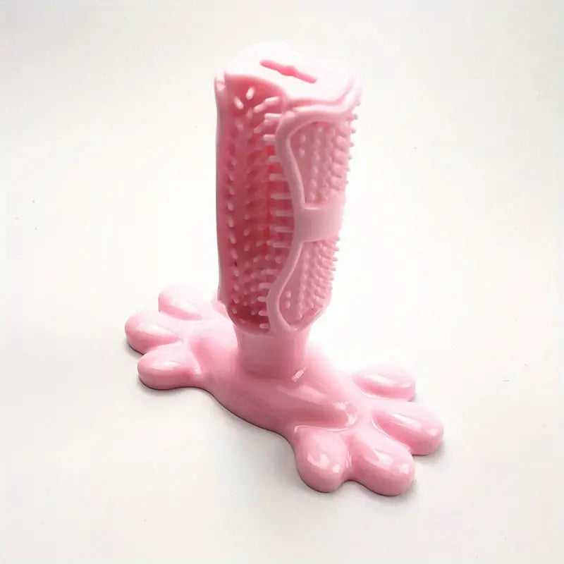 (2-in-1) Dog Effortless Toothbrush ᵀᴹ Rubber Durable Chew for all Breeds of Puppies & Dogs