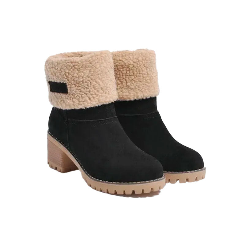 Women's Soft Waterproof Wool Lining Boots