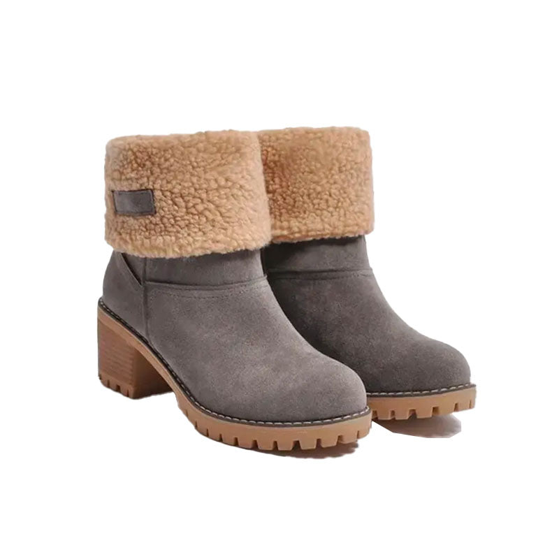 Women's Soft Waterproof Wool Lining Boots