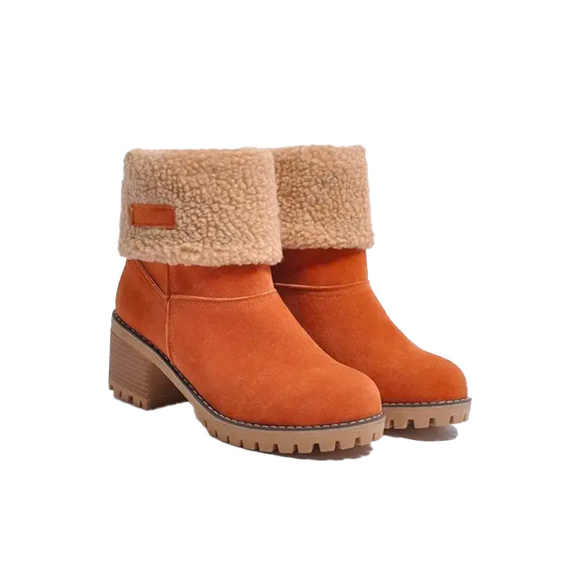 Women's Soft Waterproof Wool Lining Boots