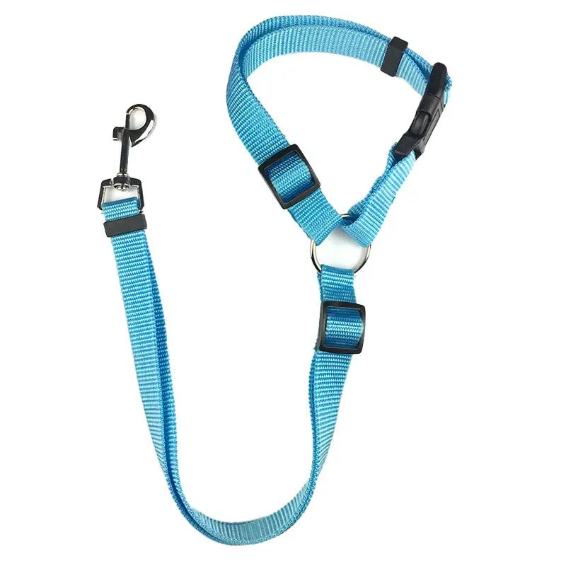 Adjustable 2-in-1 Nylon Dog Lead Leash & Seat Belt (Buy 1 Get 1)