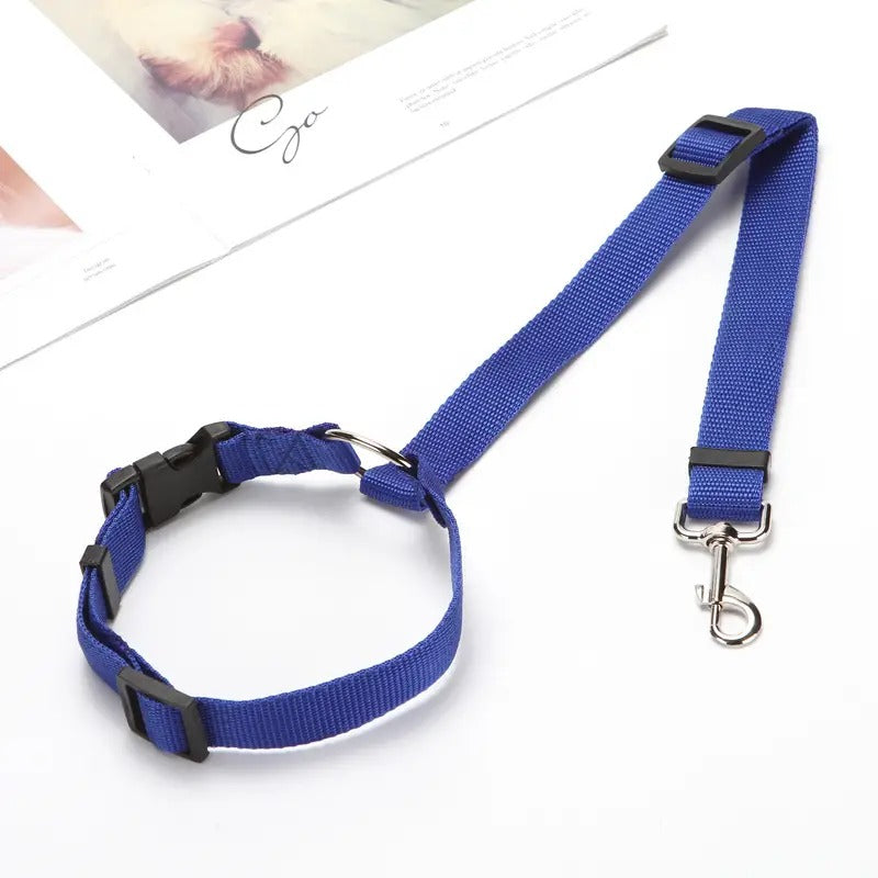 Adjustable 2-in-1 Nylon Dog Lead Leash & Seat Belt (Buy 1 Get 1)