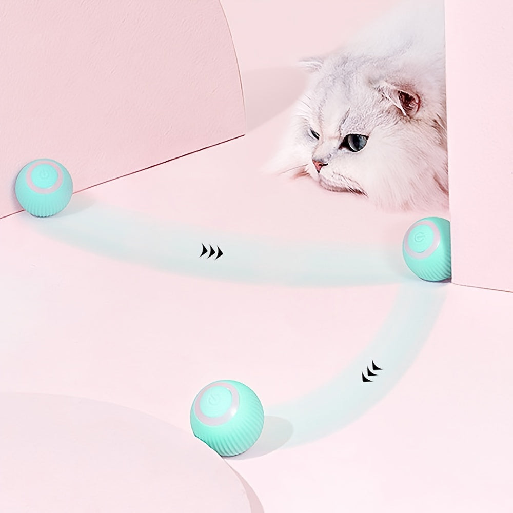 š»Smart Automatic Rolling Ball Electric Cat Toys - Interactive Toys For Pet