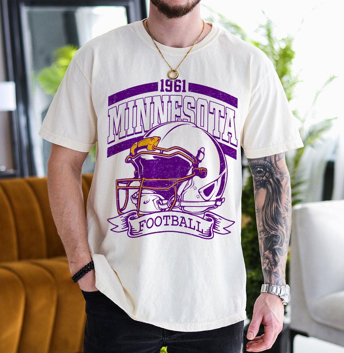 Vintage 90s Style Minnesota Football Sweatshirt, Game Day Shirt, Minnesota Team Football Shirt, Sunday Minnesota, Minnesota Football