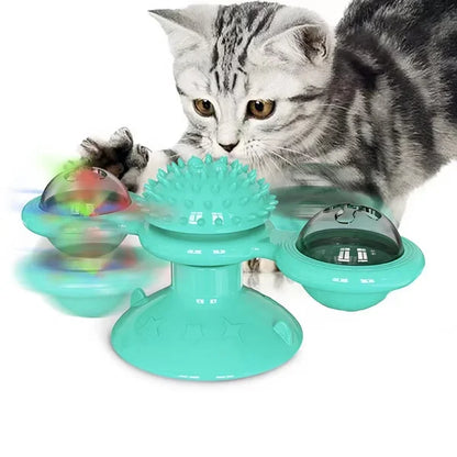 🔥 Interactive Windmill Cat Toys with Catnip