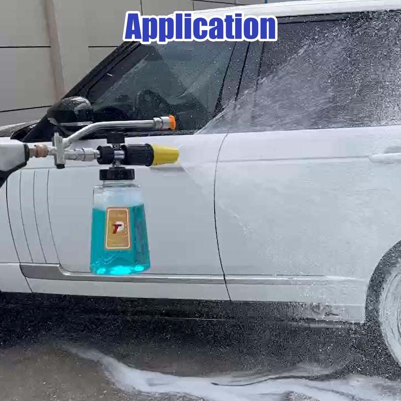 Tool Daily Pressure Washer Foam Cannon with Dual-Connector Accessory