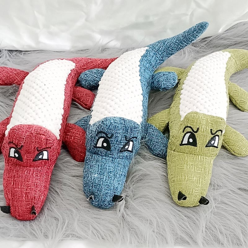 🐶Crocodile Plush Toy for Your Furry Friend🐾